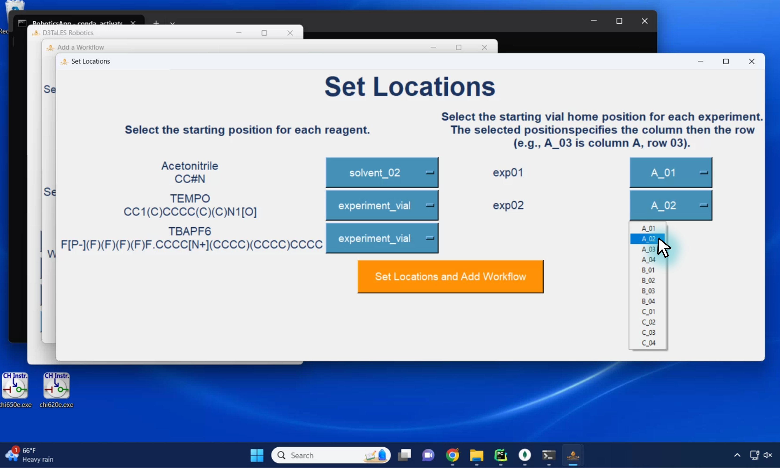 Set Workflow locations